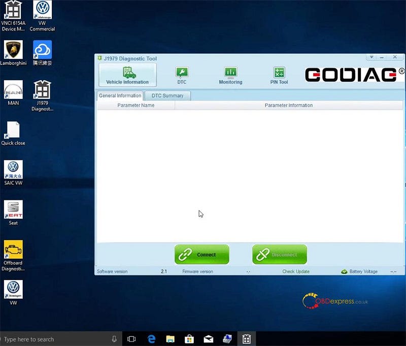 Godiag GD101 J2534 ファームウェアをオンラインでアップグレードする