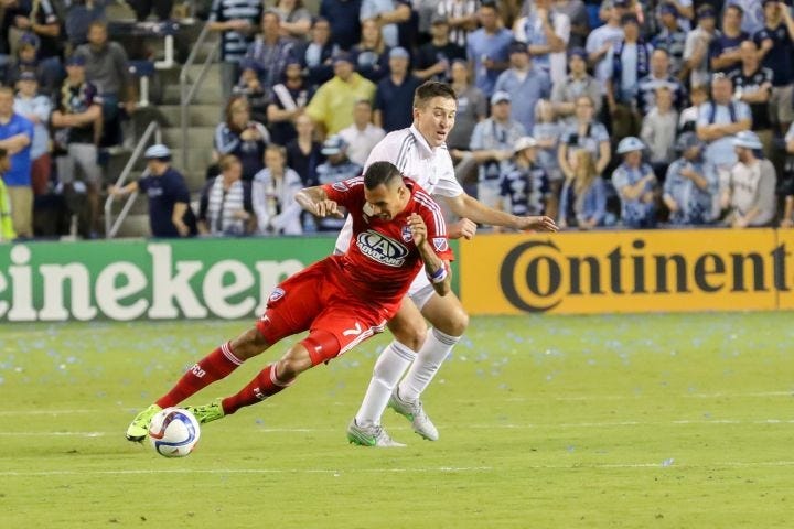Blas will still be falling over, only now he is doing it for Vancouver Whitecaps.