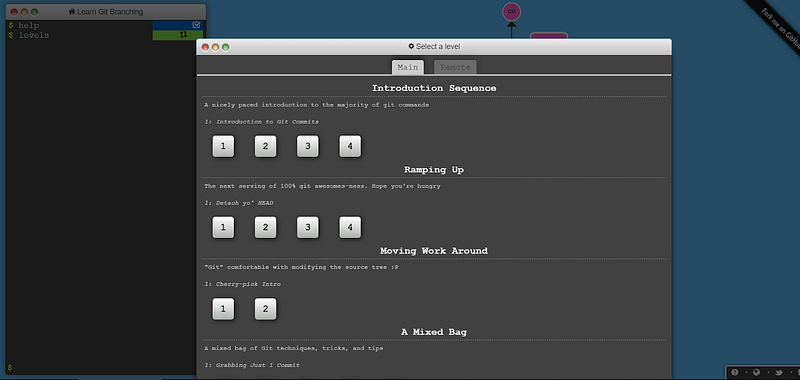 Learn Git branching