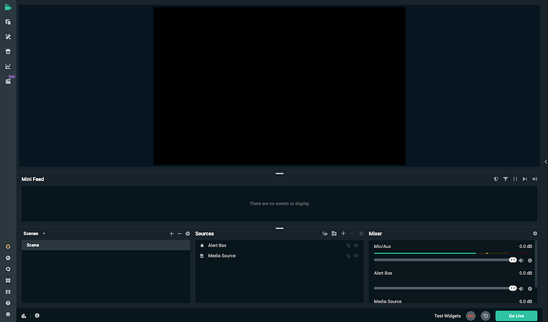 Streamlabs Desktop Interface