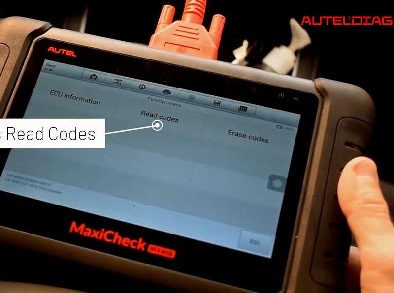 چگونه Autel MX808 کد خطا را در مرسدس بنز پاک می کند؟
