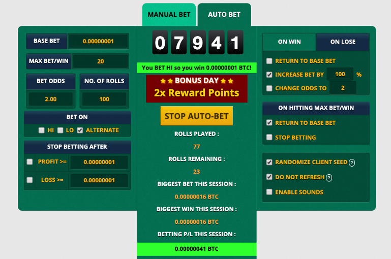 FreeBitco.in Winning Tactic for 2020