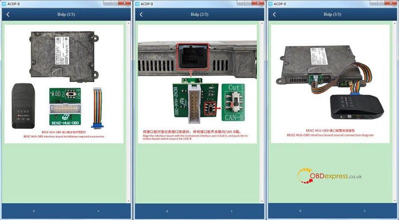 How to Reset MB HU6 (IC77) ODO Module Mileage by Yanhua ACDP2