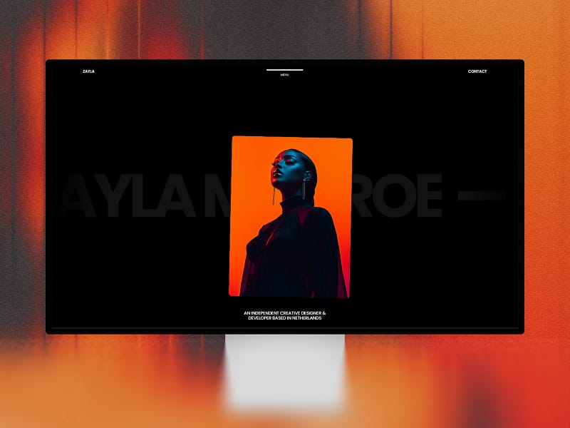 Zayla — Bold Portfolio Framer Template