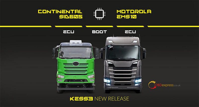 KESS V3 Update Scania Truck Motorola EMS10 Reprogram and Clone