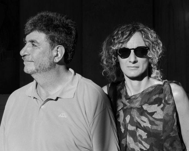 Piero Cortese e Marta Bassotto