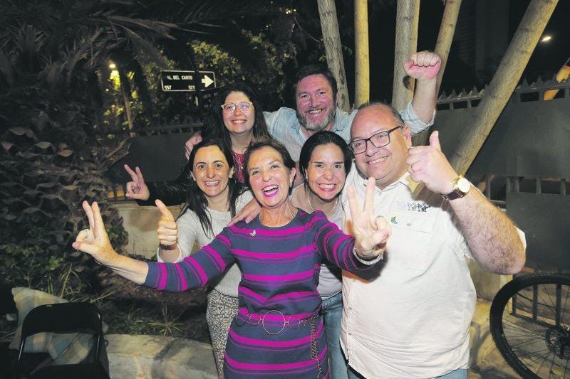 Directiva Nacional de Evópoli. Gloria Hutt, María Ignacia Galilea, Juan Carlos
González, María Emilia Undurraga, entre otros. Vía Flanlate.