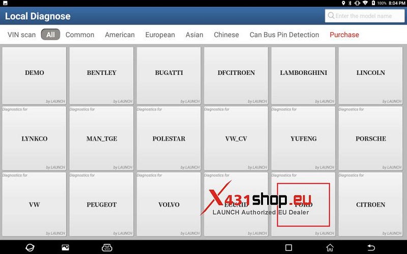 LAUNCH X431 PAD V       Ford Explorer