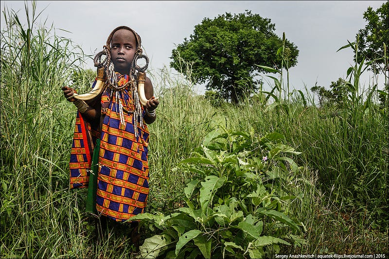 Mursi tribe, Ethiopia / Племя мурси в Эфиопии