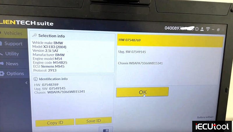 How to Get BMW Siemens MS45 DME ISN Code with KESS3