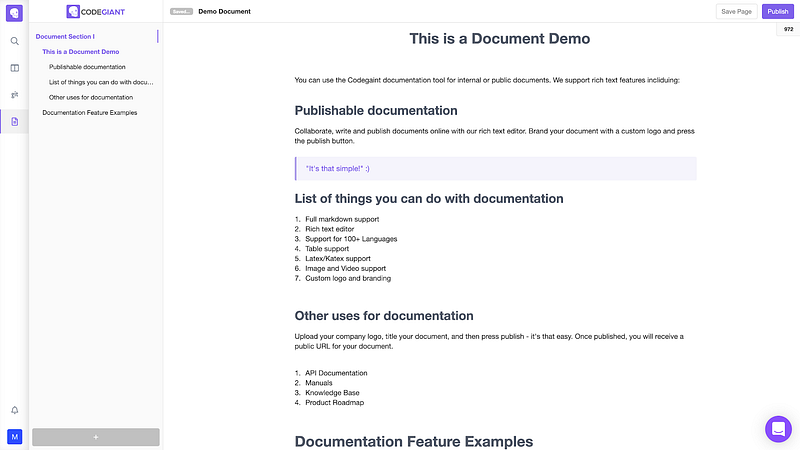 Codegiant — Evernote alternative