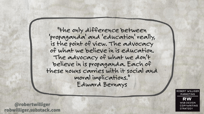 Edward Bernays quote in the text