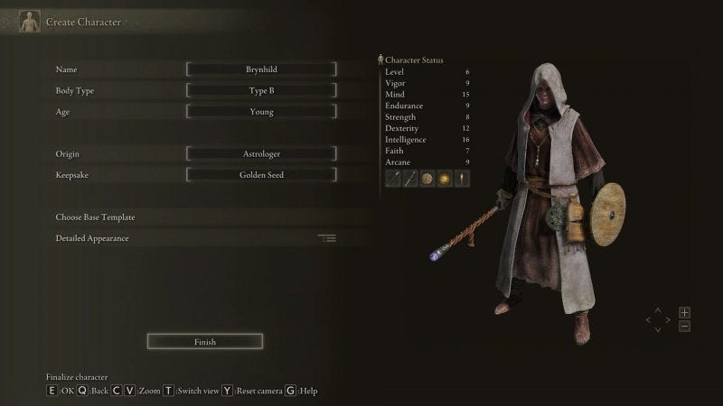 Elden Ring: Character Creation