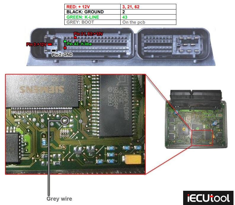 Foxflash Read and Write Audi A8 ME7.1.1 in Boot