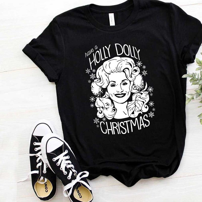 a holly dolly christmas shirt