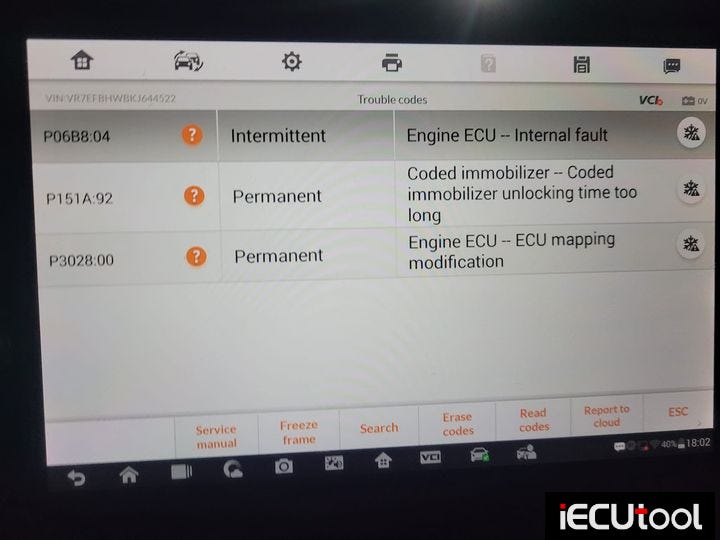 FoxFlash PSA EDC17C60 Car Not Start Solution