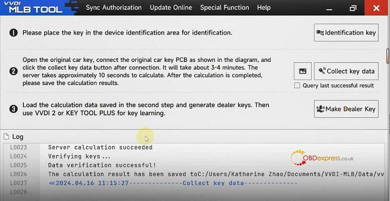 Audi A4L Key Programmed by VVDI MLB Tool and VVDI2