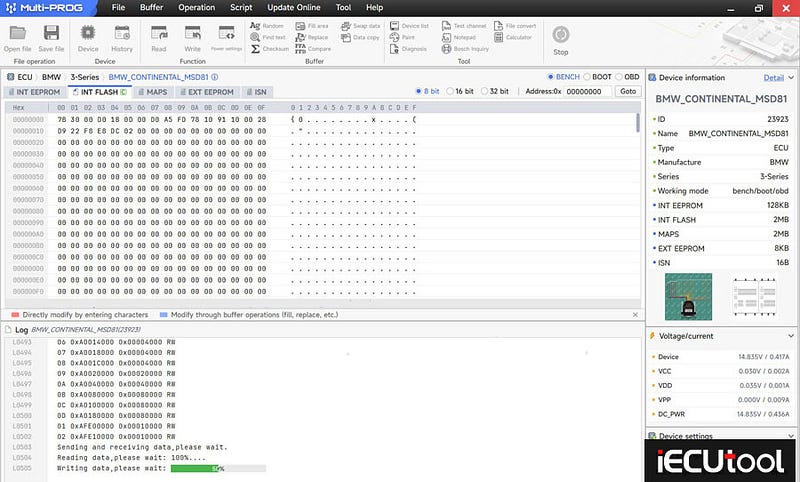 Xhorse Multi Prog Read and Write BMW MSD81.2