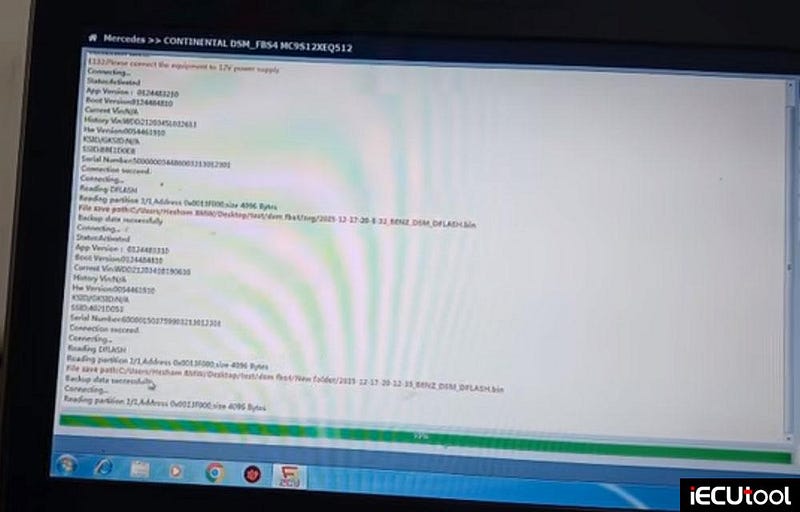 CG FC200 Benz FBS4 ISM Virgin & Data Transfer Guide