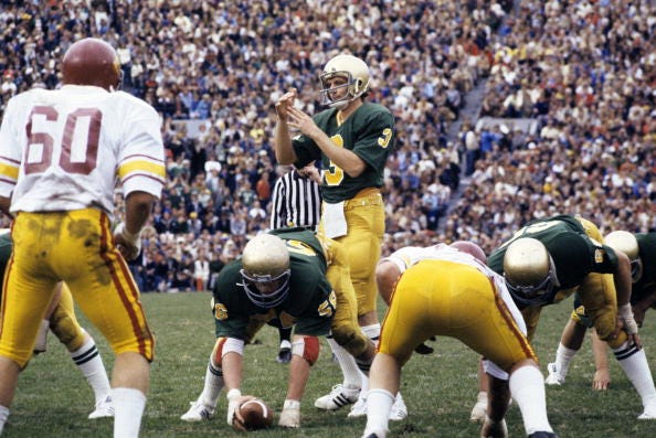 University of Notre Dame Fighting Irish v University of Southern California Trojans