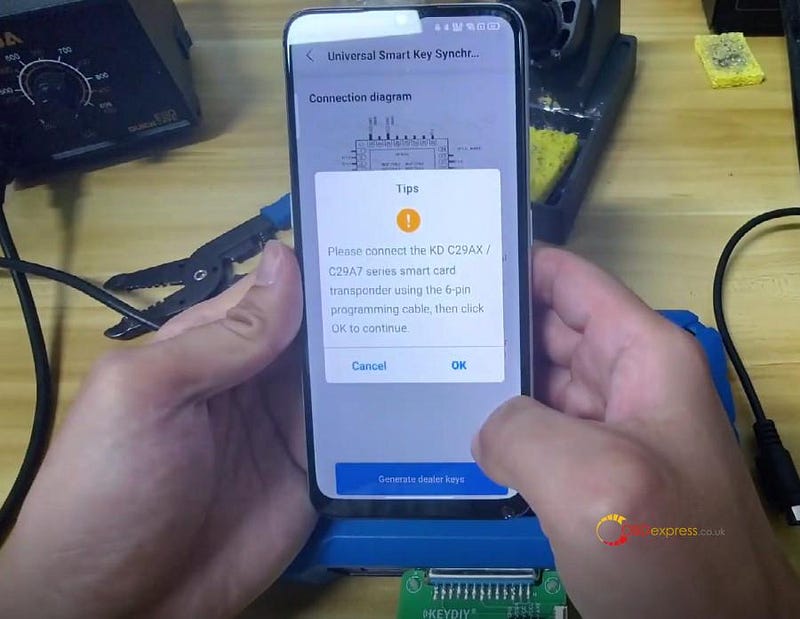 How to Synchronize NCF29AX Smart Key by KEYDIY KD-X4