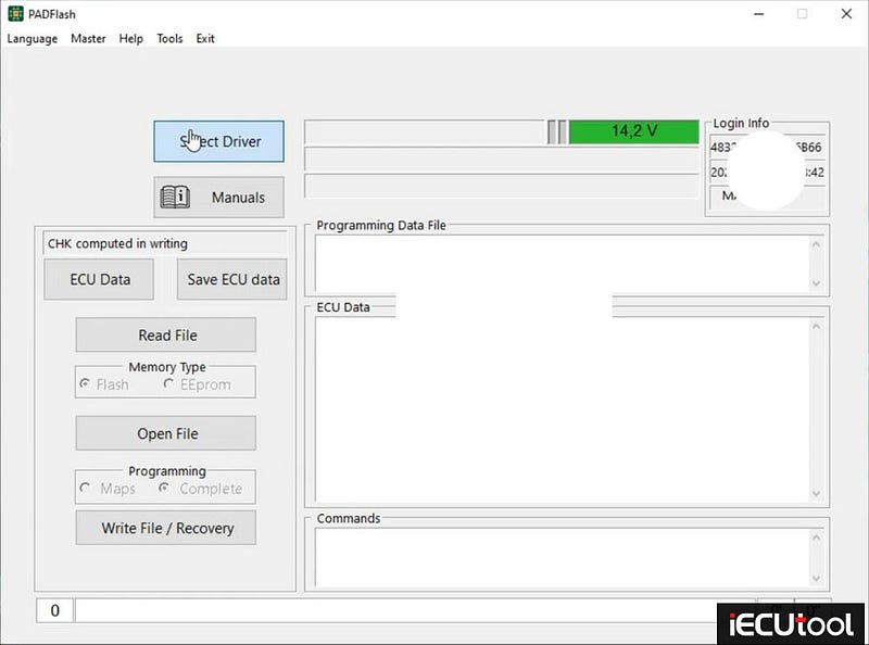 PADFlash Read and Write Benz CRD3.10 ECU via OBD and Bench