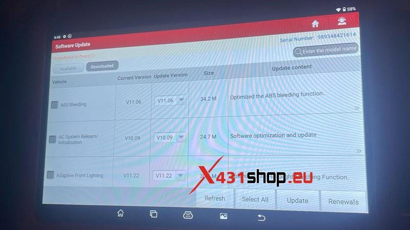 Get New Software after LAUNCH-X431 PRO5 Mall Purchase