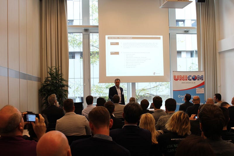 Evgeny Xata at Unicom Blockchain Summit Amsterdam