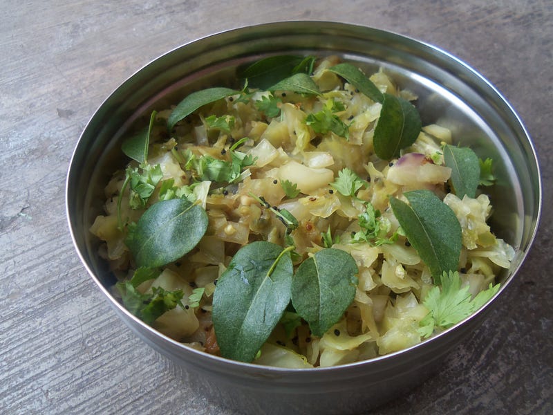 Cabbage stir fry