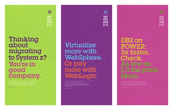 ibm text ad