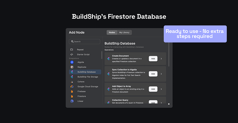 How to connect BuildShip to your Firebase Project?