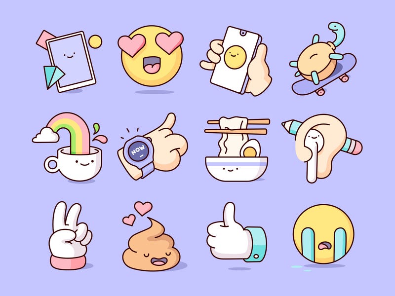 Huawei icons by Burnt Toast for iconscout design inspiration