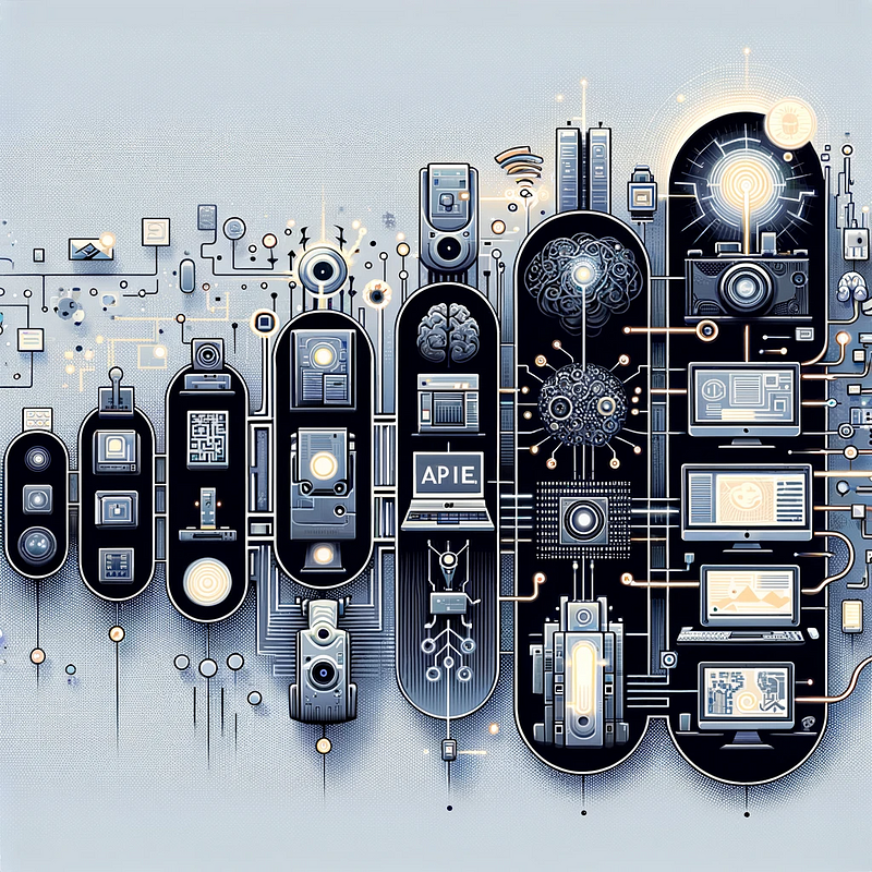 An illustration demonstrating the innovative use of foundation models to achieve advanced AI capabilities.