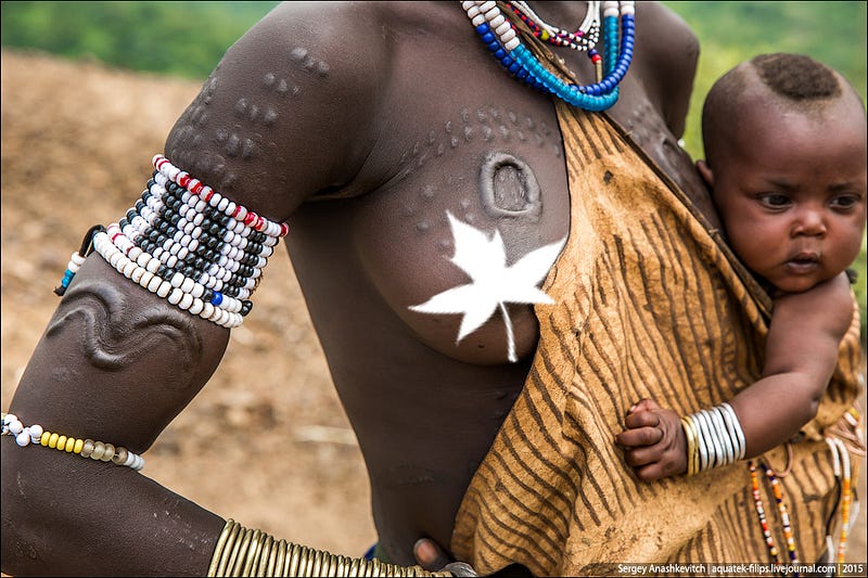 Mursi tribe, Ethiopia / Племя мурси в Эфиопии