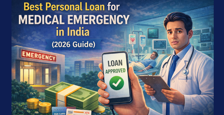 bes personal loan for mediacl emergecy in india