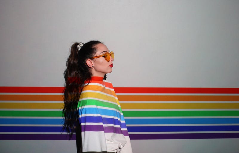 Rainbow Pride Girl: Credit Unsplash
