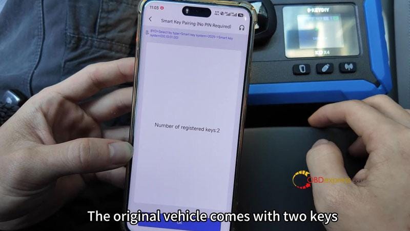 KEYDIY KD-X4を使って2025年式BYDスマートキーをプログラムする方法