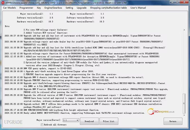 How to Install APP2 APPRO2 Software for BMW BDC2 Key Adding