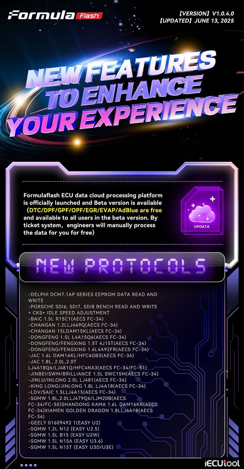 FormulaFlash Adds ECU Data Cloud Processing