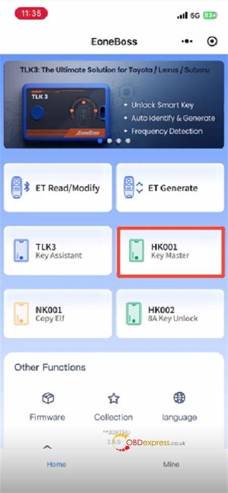 EoneBoss HK001 Guide