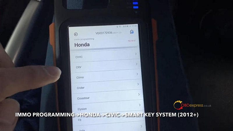 VVDI Key Tool Max + Mini OBD program Honda Civic: perfectly
