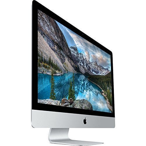 Apple iMac MK462LL/A 27-Inch Retina 5K Desktop (3.2 GHz Intel Core i5, 8GB DDR3, 1TB, Mac OS X), Silver