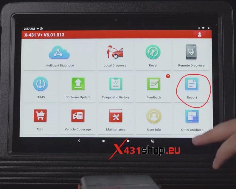 LAUNCH-X431 WiFi Printer Connect to the X431 diagnostic tool