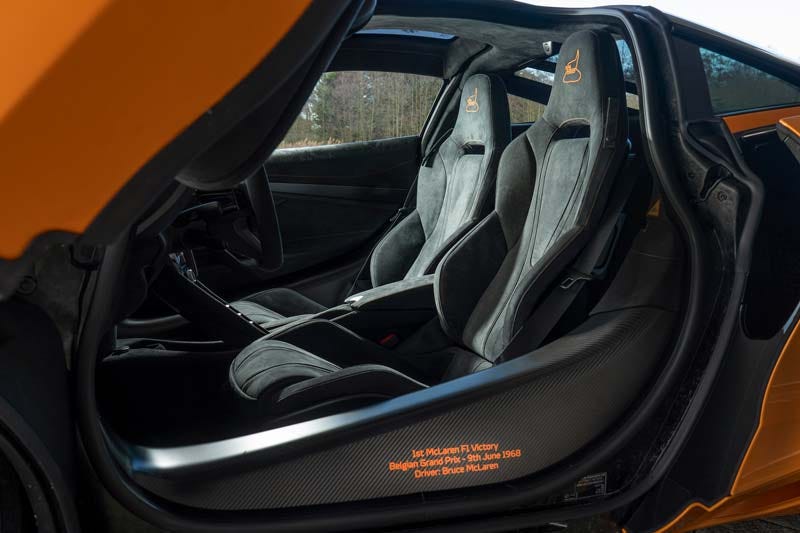 McLaren 720s Spa 68 Collection interior