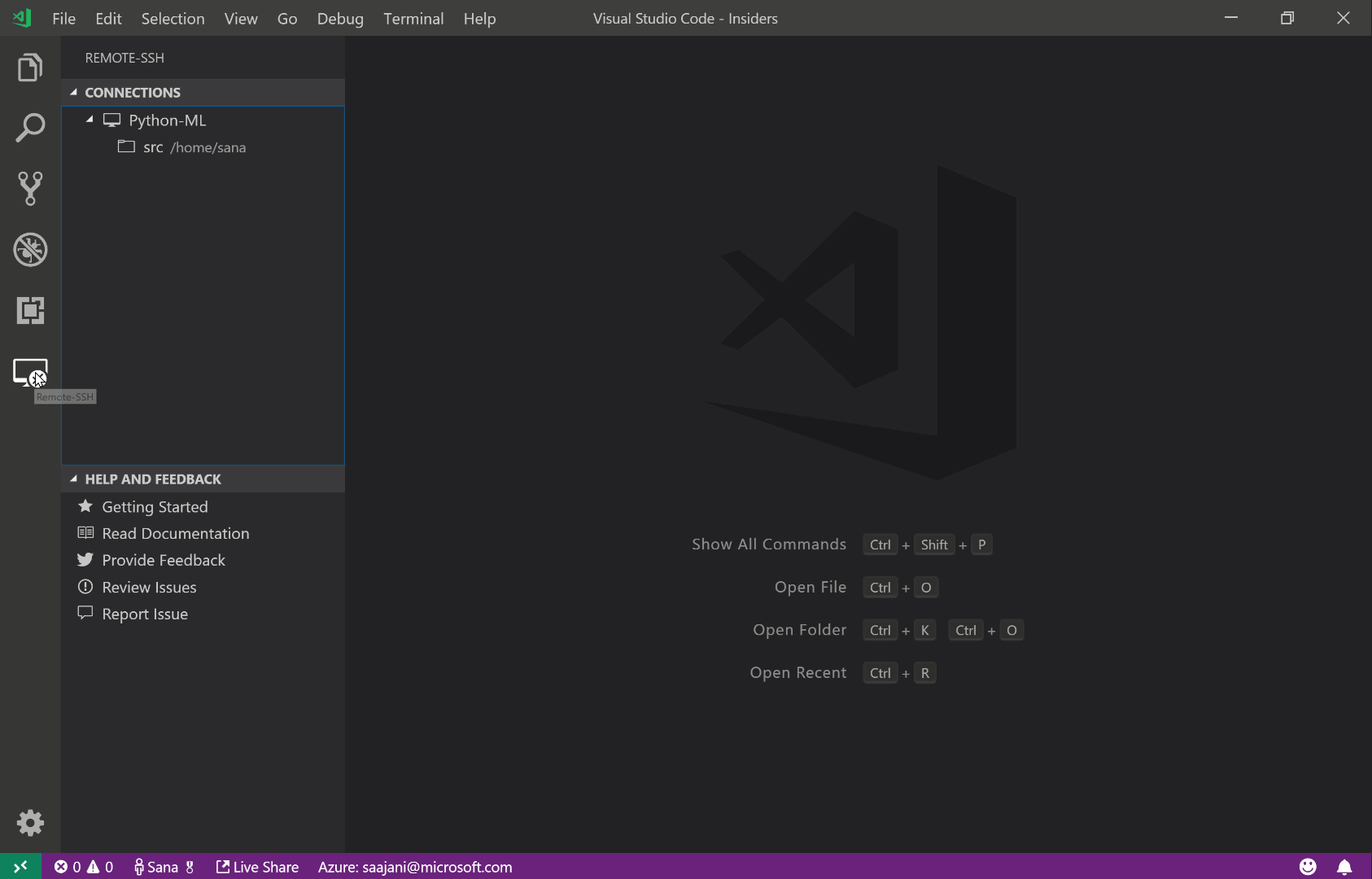 Remote Development extensions in Visual Studio Code