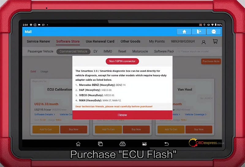 LAUCNH X431 V+ SmartLink HD Purchase and Activate ECU Flash Software Guide