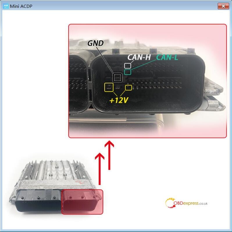 Yanhua ACDP Mini Read Write MSD80 / MSD802 DME ISN