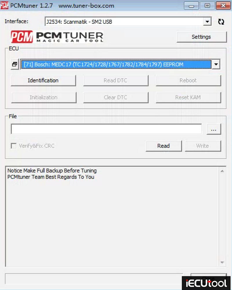 PCMtuner software V1.2.7 update log