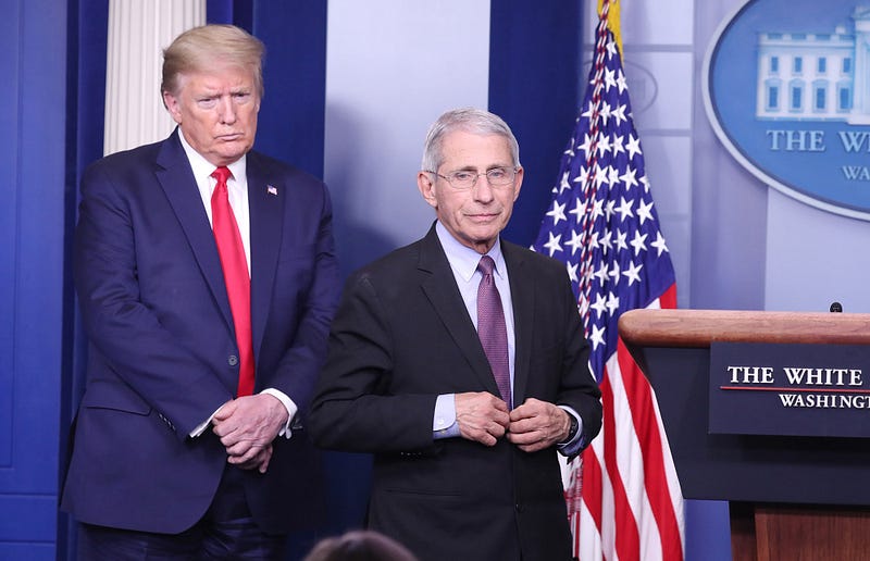 Politician with scientist