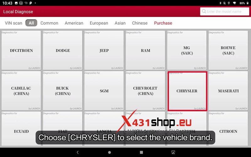 LAUNCH X431_Reset SCR Long-Term Adaptation on 2020 Chrysler RAM 1500